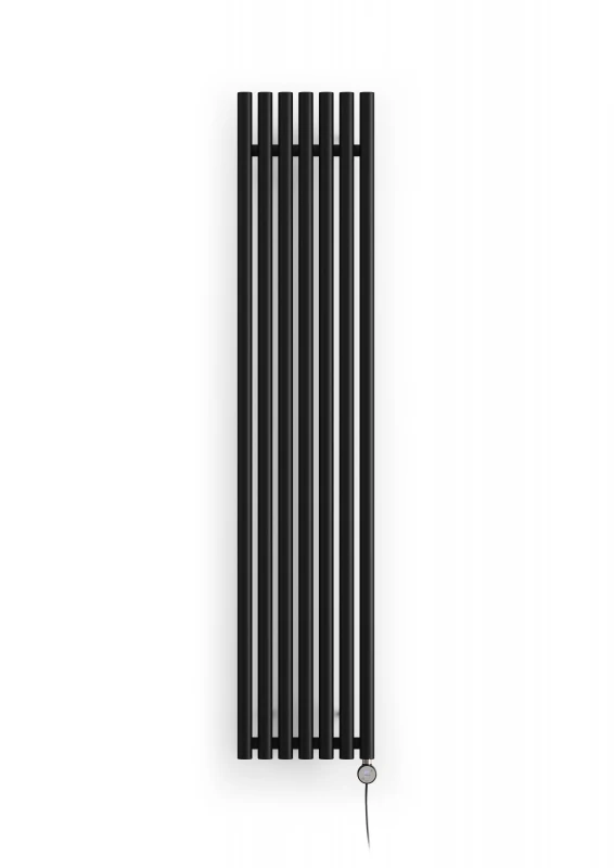Terma Rolo Room E Electric Vertical 1800mm X 370mm Designer Radiator Heban Black - WLROR180037SIHEESMOBPX2 2 Terma Rolo Room E Electric Vertical 1800mm X 370mm Designer Radiator Heban Black - WLROR180037SIHEESMOBPX2 - Image 2