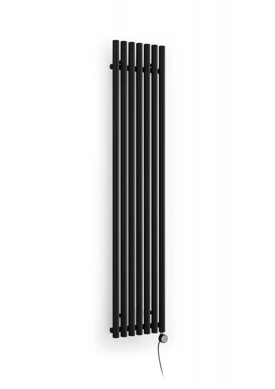 Terma Rolo Room E Electric Vertical 1800mm X 370mm Designer Radiator Heban Black - WLROR180037SIHEESMOBPX2 3 Terma Rolo Room E Electric Vertical 1800mm X 370mm Designer Radiator Heban Black - WLROR180037SIHEESMOBPX2 - Image 3
