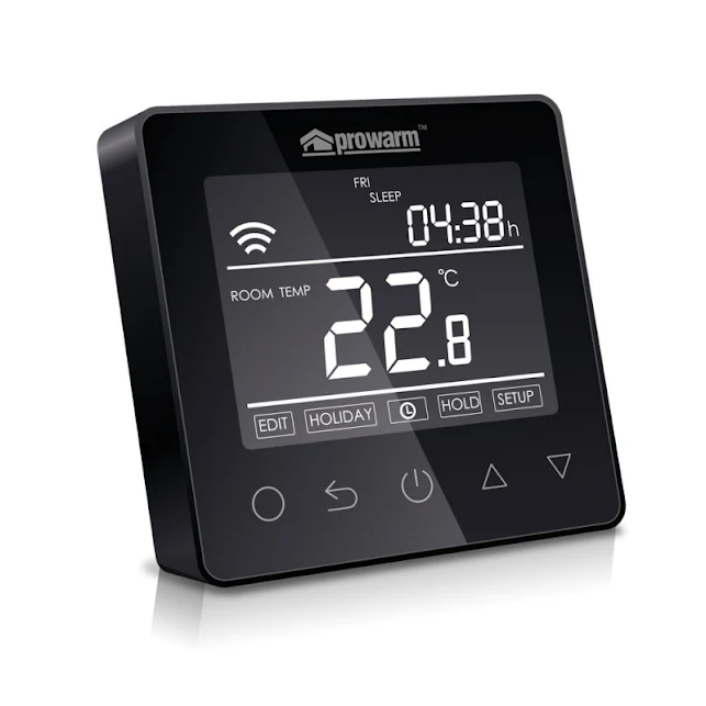 ProWarm ProTouch-E Wifi Underfloor Heating Thermostat - Black - PROTOUCHWIFIBLACK 1 ProWarm ProTouch-E Wifi Underfloor Heating Thermostat - Black - PROTOUCHWIFIBLACK