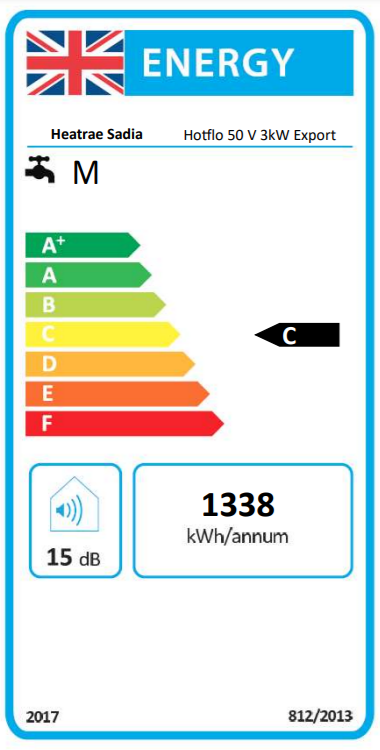 Heatrae Sadia Hotflo Vertical Water Heaters - 7700739 2 Heatrae Sadia Hotflo Vertical Water Heaters - 7700739 - Image 2
