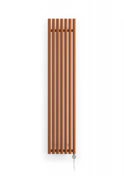 Terma Rolo Room E Electric Vertical 1800mm X 370mm Designer Radiator True Copper - WLROR180037STCOESMOBPX3