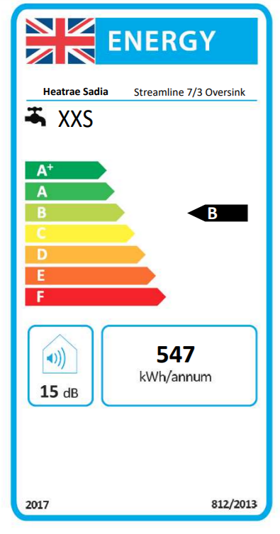Heatrae Sadia Streamline Over Sink 7L 3kW Water Heater & Spout - 95010283 2 Heatrae Sadia Streamline Over Sink 7L 3kW Water Heater & Spout - 95010283 - Image 2